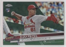 2017 Topps Chrome Green Refractor 77/99 Alex Reyes #66 0a17