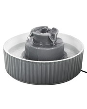 Ceramic Cat Water Fountain, 2.1L/71oz Cupcake Pet Water Fountain for Cats and...