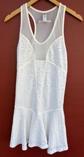 Adidas Stella McCartney Dress Medium White Lace Tennis Ruffled