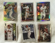 Los Angeles Angels Insert Lot (44) Mike Trout Christian Moore