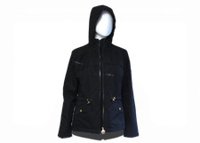 Barbour International Misano Waterproof Parka Jacket Black UK 12 (EU 38) MARKS