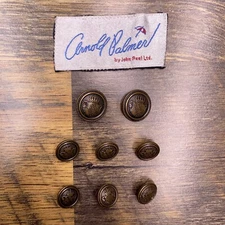 Arnold Palmer Buttons Spare Replacement Metal Suit Blazer Sport Coat Jacket  