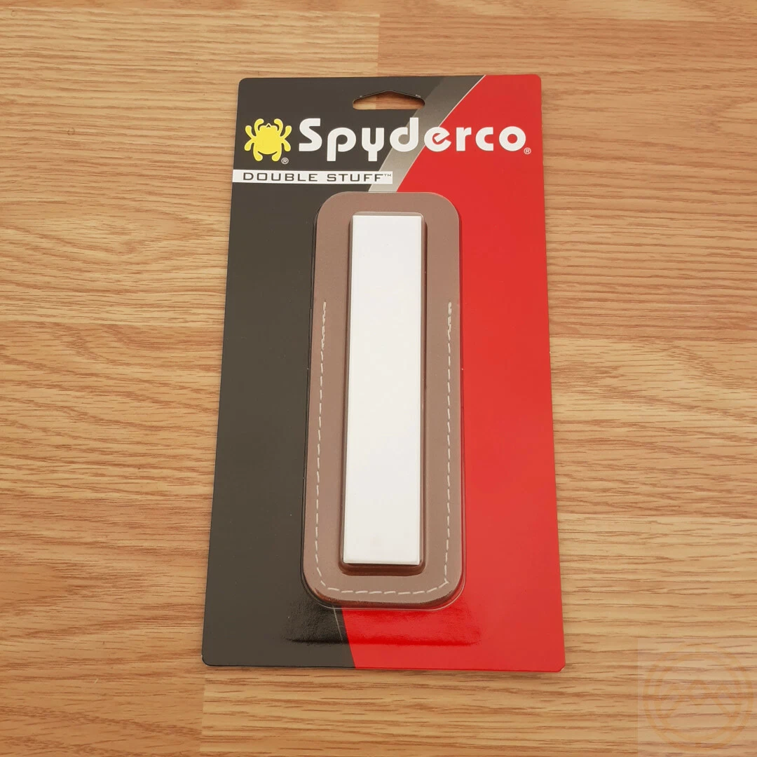 Spyderco Double Stuff Pocket Stone Knife Sharpener Fine And Medium Grit C303MF
