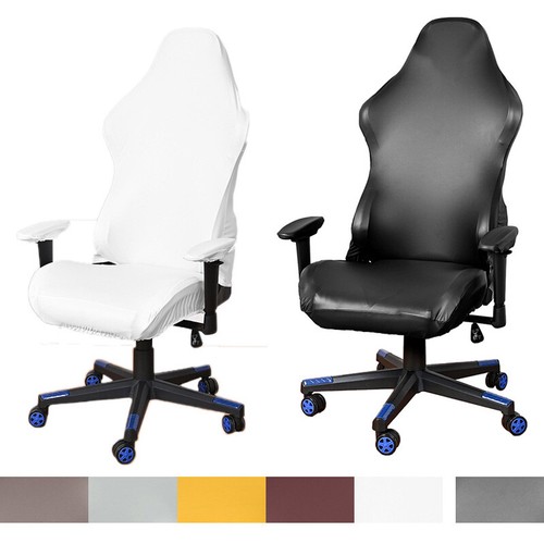 PU Leather Gaming Chair Cover Office Chair Cover Elastic Armchair Seat
