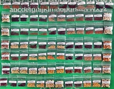 Seeds,Emergency,Survival Non-GMO,Organic,Heirloom 80 Pkgs 40 DifferentVarieties