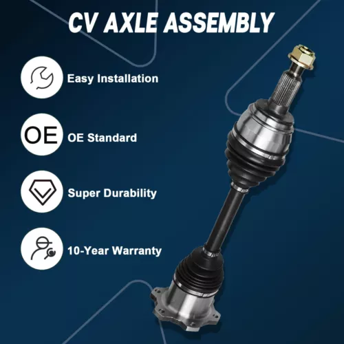 2x 4WD Front CV Axle for Chevy Silverado Suburban 1500 GMC Tahoe Yukon XL 6 Lug - Picture 6 of 7