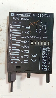 1 NEW SCHNEIDER RUW 101MW RELAY TIMER MODULE NNB ***MAKE OFFER***