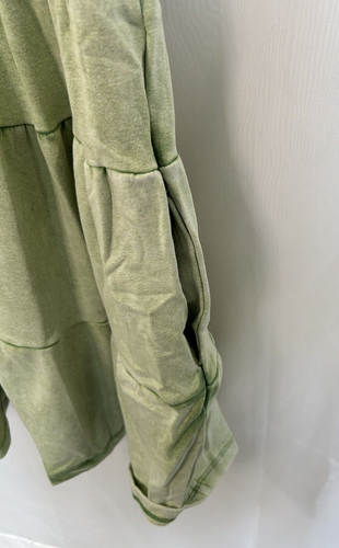 NUOVO Sew In Love Boutique mini abito a strati verde menta scollo a V manica corta MEDIA - Foto 6 di 8