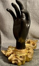 Black Resin Mannequin Hand  Wrist Jewelry Display Can Hang On Wall Or Sit