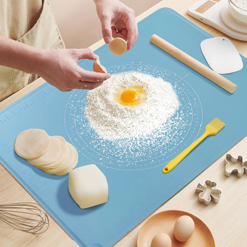Silicone Baking Mat 28" X 20", Extra Thick Dough Rolling Mat with Measurements a - Picture 11 of 12