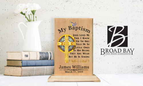Custom Baptism Gift For Boys and Girls Personalized Christening Gift - Picture 4 of 4