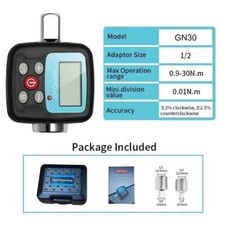 Professional Digital Torque Wrench Electronic 1/4'' 3/8 1/2 Adapter for Bike&Car