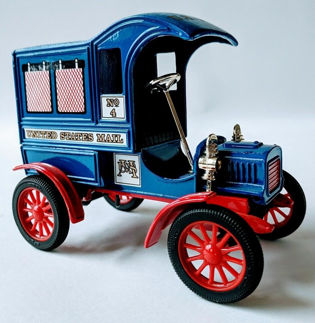 Ertl US Mail 1905 Ford Diecast Car Bank Delivery Truck 1990 Limited