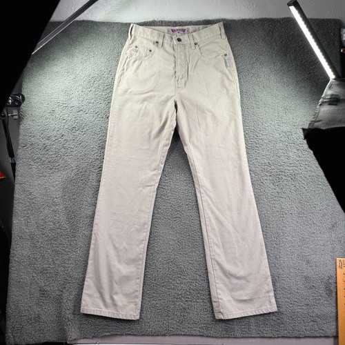Silver Jeans Women 30x32 (28x31) Vintage Ivory Gorpcore 100% Cotton Canada EUC - Picture 2 of 16