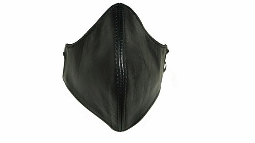 Luxury Face Mask 54 SOLD Leather Adjustable Protective Fashion Face Covering - Picture 5 of 14