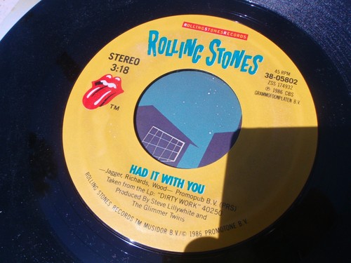 The Rolling Stones Harlem Shuffle Had It With You 45 single vinyl record - Foto 6 di 8