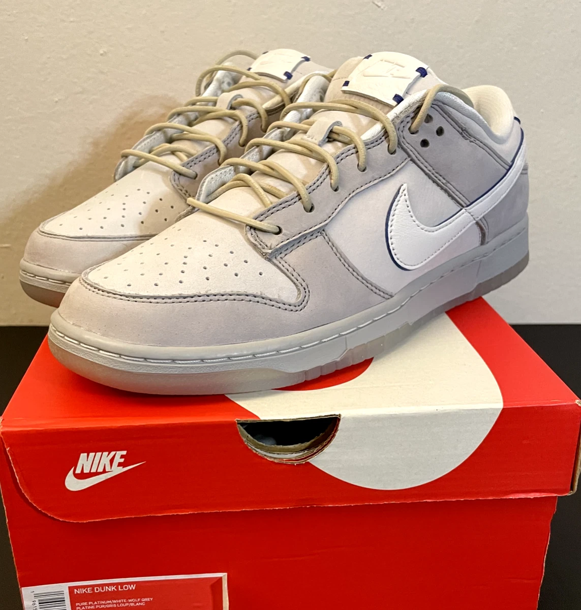 Nike Dunk Low Retro 8-13 Wolf Grey Pure Platinum DX3722-001