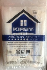 KIRBY VACUUM CLEANER WHITE CLOTH micron magic BAGS F STYLE G4 G5 G6 G7 G7D G10D