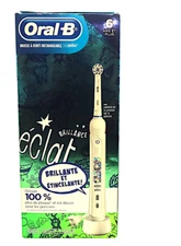 ORAL-B BRAUN RECHARGEABLE TOOTHBRUSH SPARKLE SHINE (WHITE)