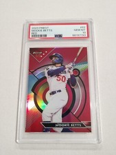 Mookie Betts Topps Finest 2023 PSA 10 POP 1 Red Refractor 3/5  