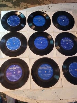 Lot Of 9 Dance Class 45 rpm Records