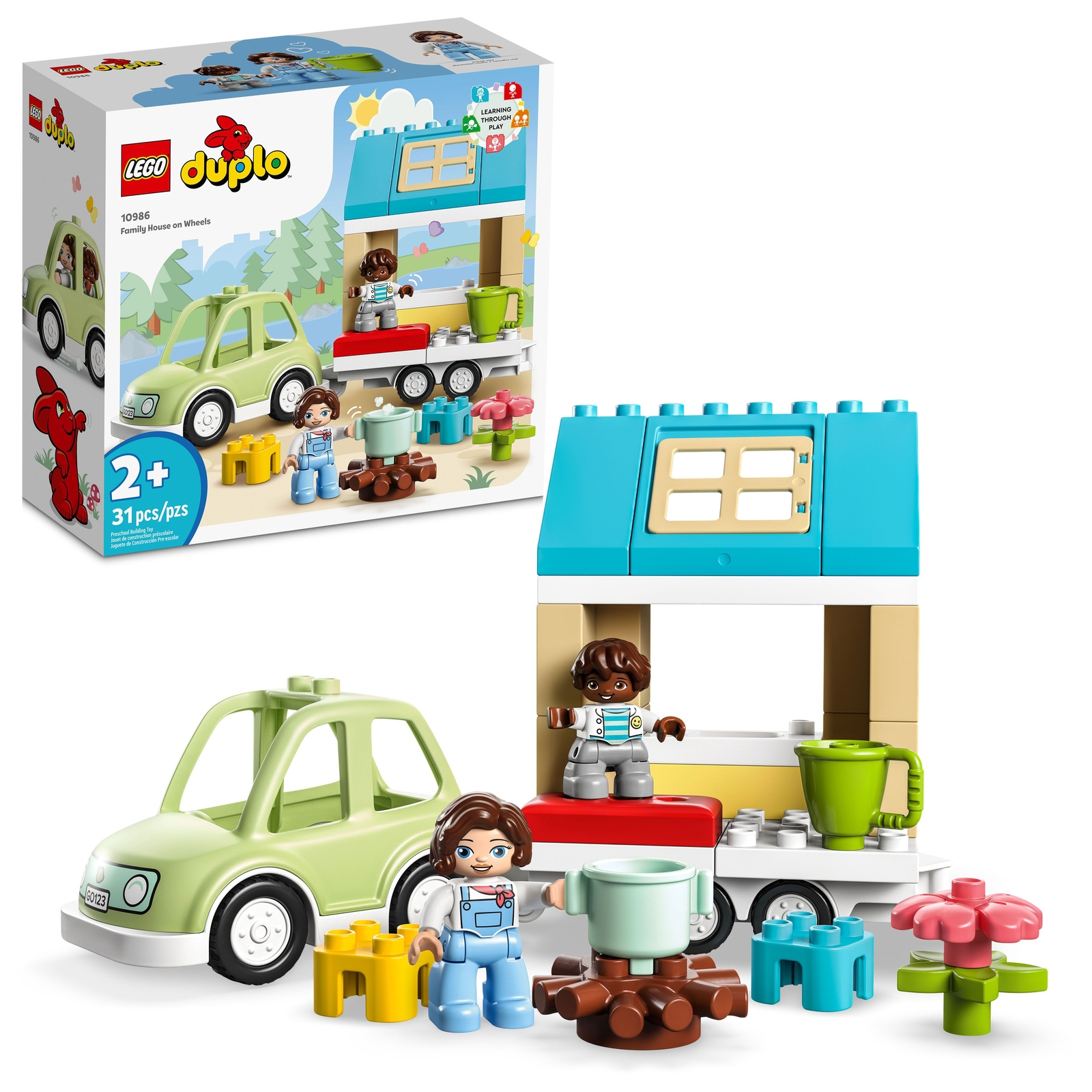 LEGO® DUPLO® Town Family House on Wheels 10986 - RETIRED - Brand New - IMCA