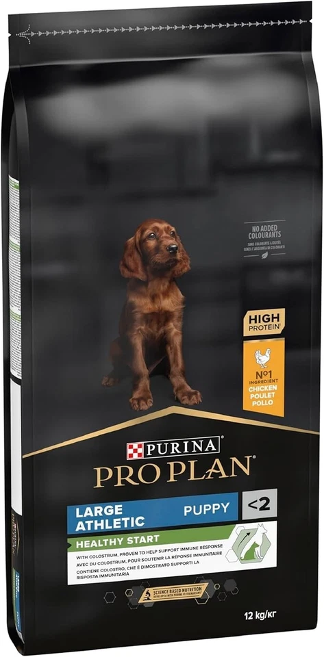 PRO PLAN® Großer sportlicher Welpe Gesunder Start Trockenfutter mit Huhn 12kg - Bild 2 von 4