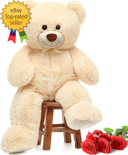 Giant Teddy Bear Stuffed Animal 3 Ft 36 in Large Teddy Bear for Baby Shower Deco