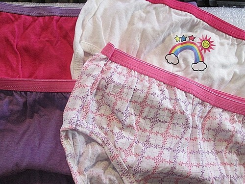 New Hanes,FruitLoom Etc Size 8/M Girls' Bikini Briefs 4 Pk Your Choice of Group - Picture 12 of 74