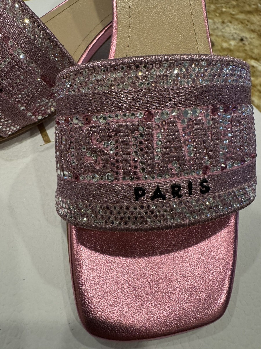 DIOR Metal Pink Slide 38 | eBay