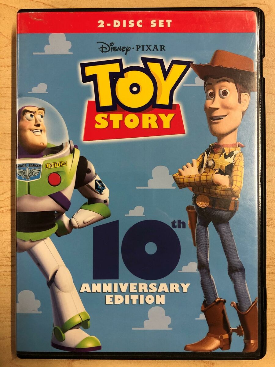 Toy Story (DVD, 10th Anniversary Edition, Disney Pixar, 1995) - J0319  786936294507