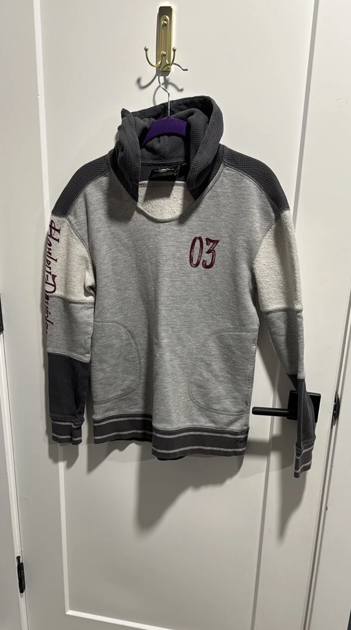 Harley Davidson Pullover Sweatshirt Tunic Length Size Small EUC