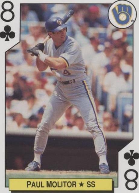 1992 Bicycle Major League All-Stars - Paul Molitor #8C - 1 of 1