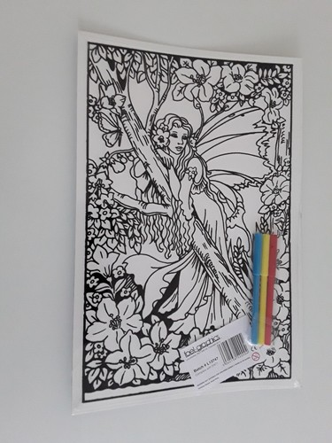 A4 Größe Samt Malbild Brett Fee mit Blumen - Bild 2 von 2