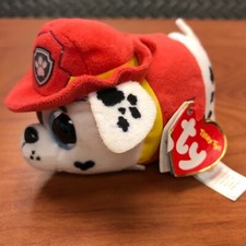 Ty Beanie Boos Teeny Tys 4" Paw Patrol MARSHALL Stackable Plush