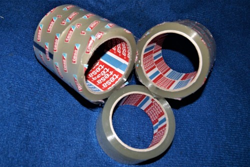 5 Tesa 64014 Klebeband Packband Paketband transparent oder braun 50mmx66m - Bild 2 von 2