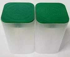 LOT OF 2 Empty Silver American Eagle Coin Tubes holds 20 coins per tube ORIGINAL
