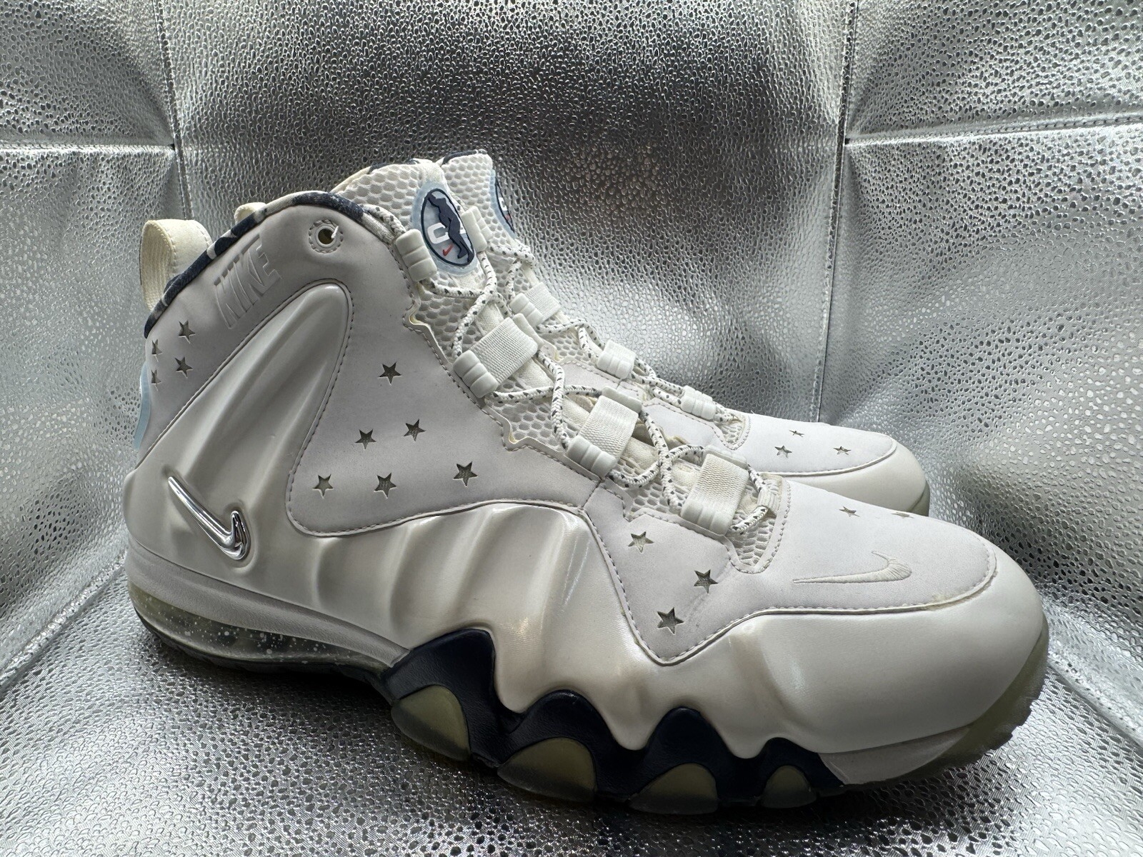 Rare Nike Barkley Posite Max USA Olympics Size 13 Premium Basketball Shoes 588527-100