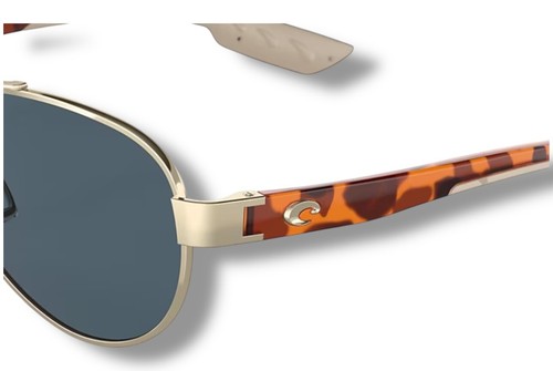 Costa Del Mar 6S4006 Loreto LR 64 OGP Roségold Grau 580P Polarisierte Sonnenbrille - Bild 8 von 8