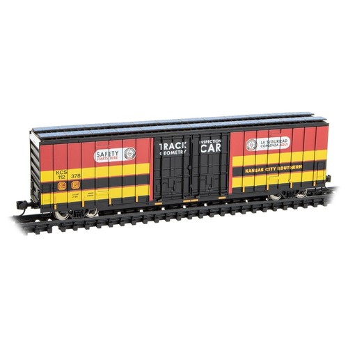 Micro-Trains N 12300090 Kansas City Southern Track Inspection 60' Boxcar - Picture 2 of 2