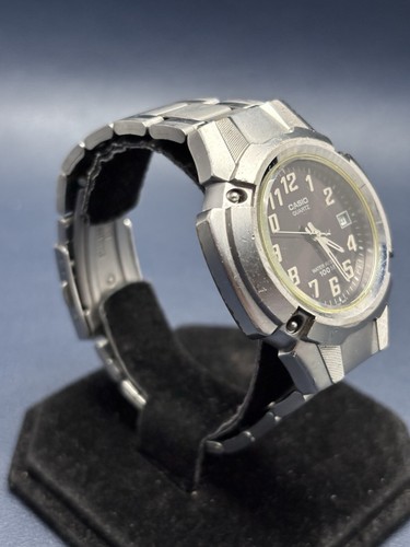 Vintage Casio MTP-3036 Stainless Steels Date Analog Quartz Watch - Working - Picture 2 of 12