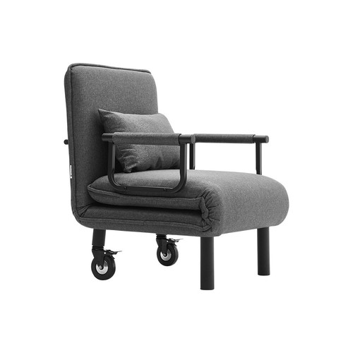 Folding Futon Chair Bed Single Sofa Bed Armchair 3in1 Recliner