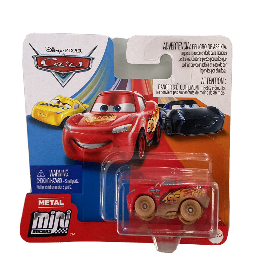 DISNEY PIXAR CARS MINI RACERS MUDDY Lightning Mc Queen | eBay