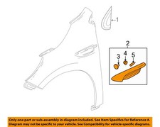 GM OEM 18-23 Enclave Fender Exterior Trim-Lower Molding 84358903