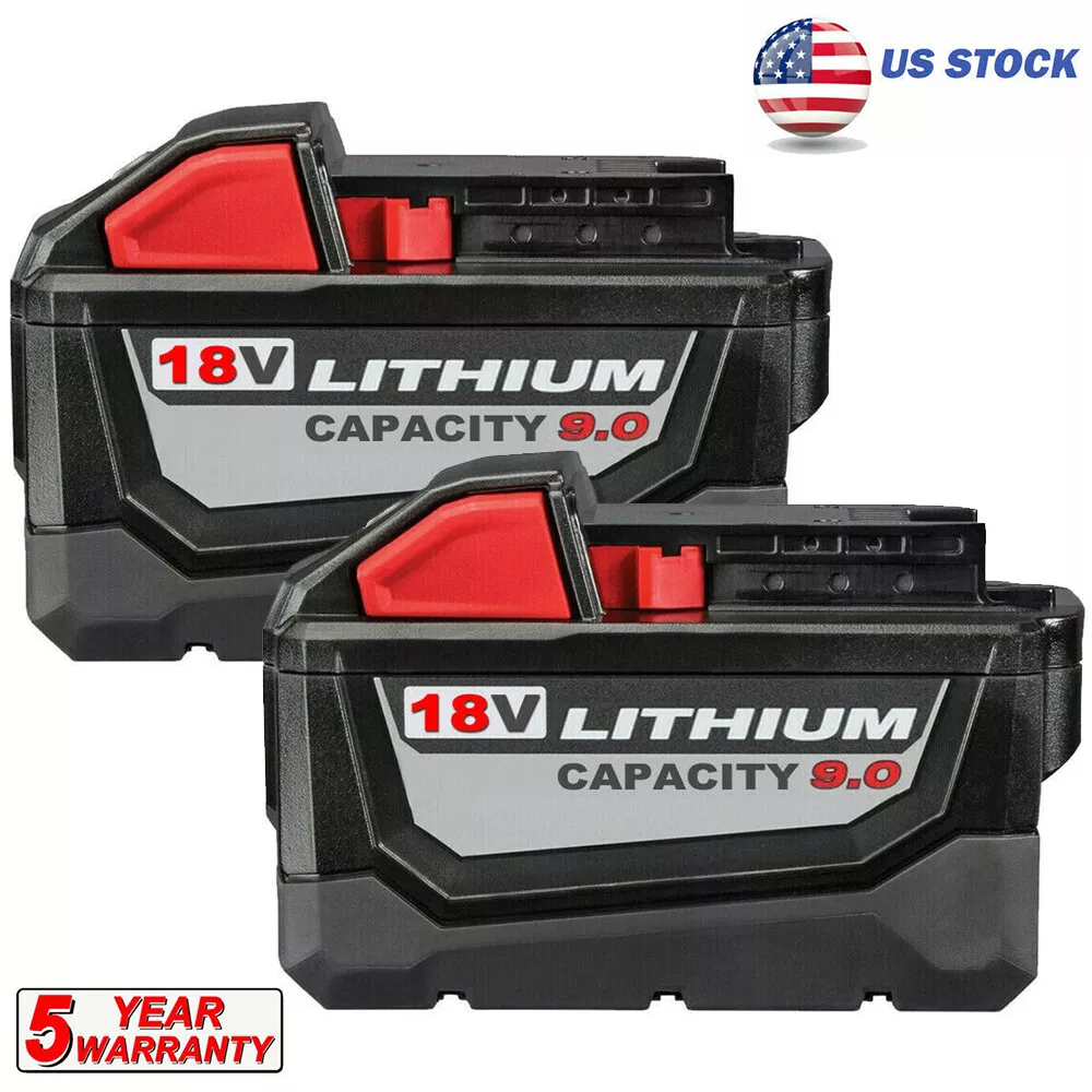 Milwaukee 9 amp discount battery