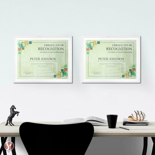 8.5 x 11” Spring Green Award Certificates, Diploma Parchment Cardstock - 10/Pack - Picture 4 of 5