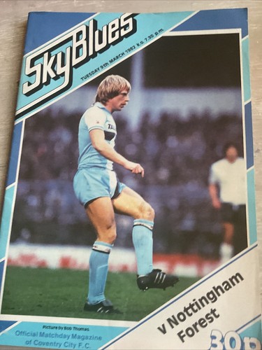 10 X Programma Coventry City Calcio Highfield Road Programmi Vari 1982 - Foto 11 di 14