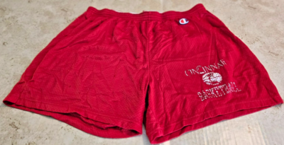 Champion Cincinnati Bearcats Red Basketball Shorts Men's Size XL