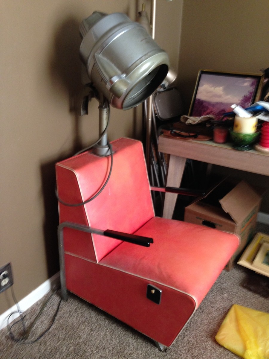 Retro Hair Dryer Chair Vintage Hair Salon Blow Dryer Chair