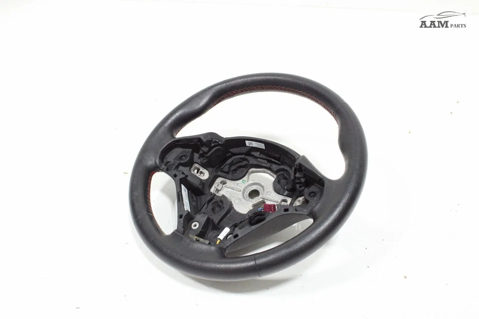 BMW 328I F34 XDRIVE 2014-2016 3 RADIOS COLUMNA VOLANTE CUERO NEGRO OEM Foto 2 de 4